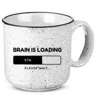 Brain Is Loading Please Wait Funny 15oz Campfire Ceramic Mug