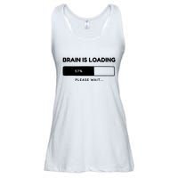 Brain Is Loading Please Wait Funny Ladies Essential Flowy Tank