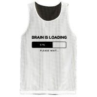 Brain Is Loading Please Wait Funny Mesh Reversible Basketball Jersey Tank