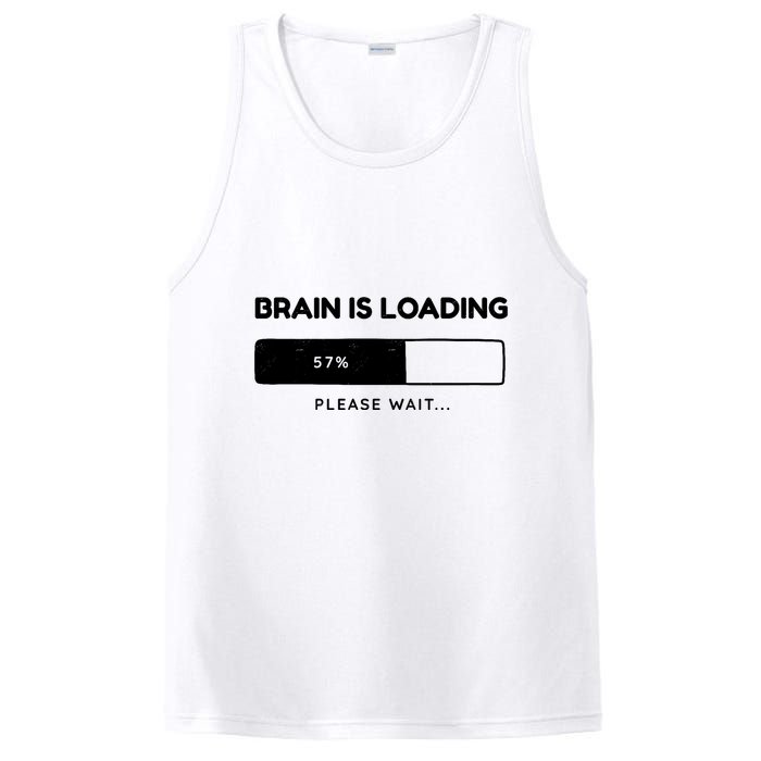 Brain Is Loading Please Wait Funny PosiCharge Competitor Tank