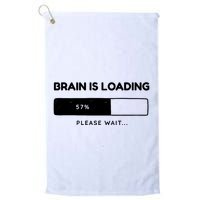 Brain Is Loading Please Wait Funny Golf Towel