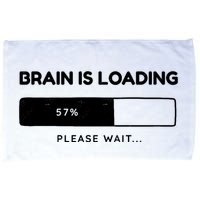 Brain Is Loading Please Wait Funny Microfiber Hand Towel