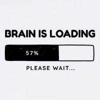 Brain Is Loading Please Wait Funny Valucap Bio-Washed Visor