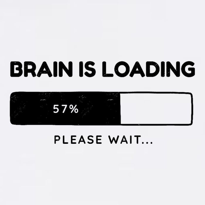 Brain Is Loading Please Wait Funny Valucap Bio-Washed Visor