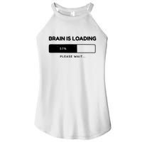 Brain Is Loading Please Wait Funny Women's Perfect Tri Rocker Tank