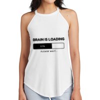 Brain Is Loading Please Wait Funny Women's Perfect Tri Rocker Tank