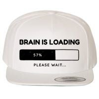 Brain Is Loading Please Wait Funny Wool Snapback Cap