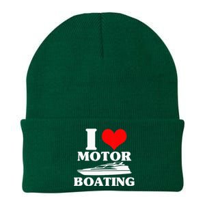 Boater I Love Motor Boating Funny Boating Knit Cap Winter Beanie