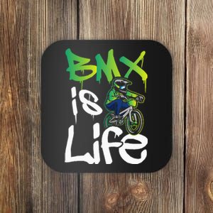 Bmx Is Life Cyclist Road Racing Freestyle Bike Rider Coaster