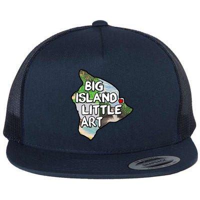 Big Island Little Art Flat Bill Trucker Hat