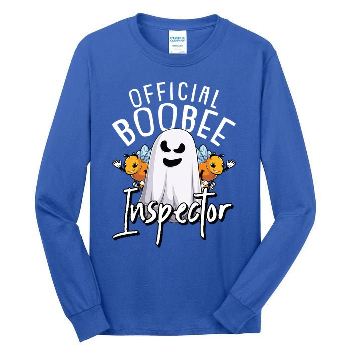 BooBee Inspector Lazy Diy Halloween Costume Funny Ghost Gift Tall Long Sleeve T-Shirt