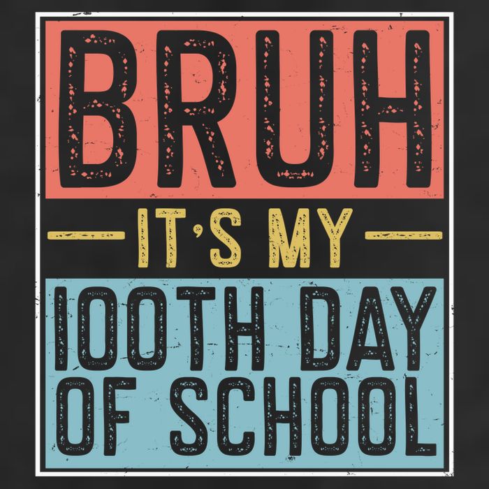 Bruh ItS My 100th Day Of School Boys Cool Comfort Performance Bucket Hat