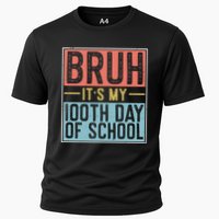 Bruh ItS My 100th Day Of School Boys Performance Shirt