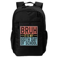 Bruh ItS My 100th Day Of School Boys Backpack
