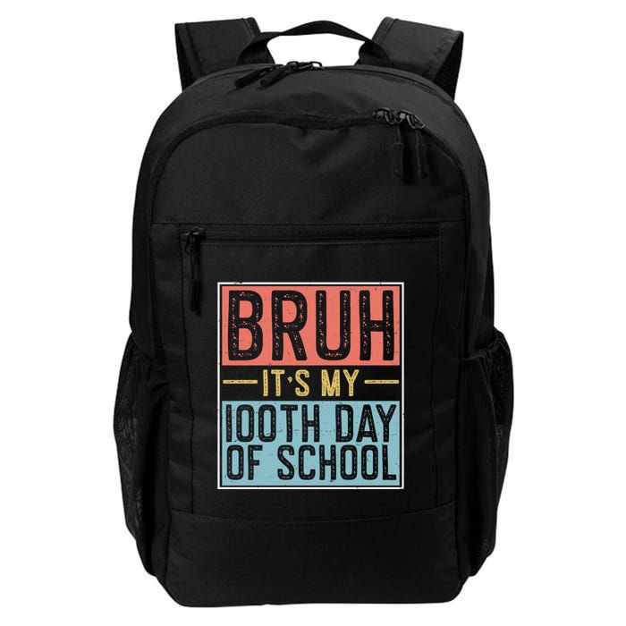 Bruh ItS My 100th Day Of School Boys Backpack