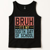 Bruh ItS My 100th Day Of School Boys Tank Top
