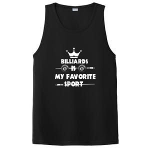 Billiards Is My Favorite Sport Billiards Dad Gift For Father’s Day PosiCharge Competitor Tank