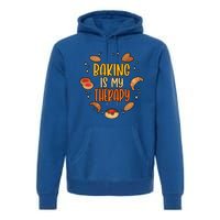 Baking Is My Therapy Meaningful Gift Premium Hoodie