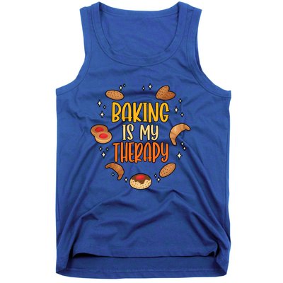 Baking Is My Therapy Meaningful Gift Tank Top