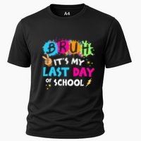 Bruh ItS My Last Day Of School Graduate 2024 Cooling Performance Crew T-Shirt