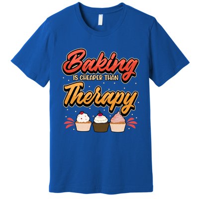 Baking Is My Therapy Gift Premium T-Shirt