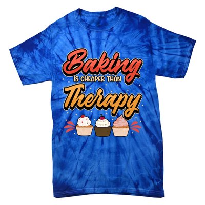 Baking Is My Therapy Gift Tie-Dye T-Shirt