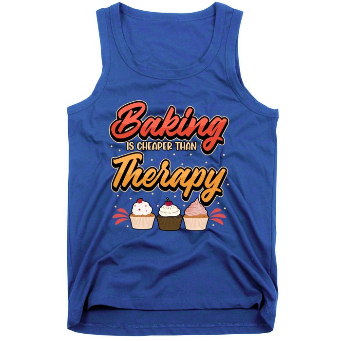 Baking Is My Therapy Gift Tank Top