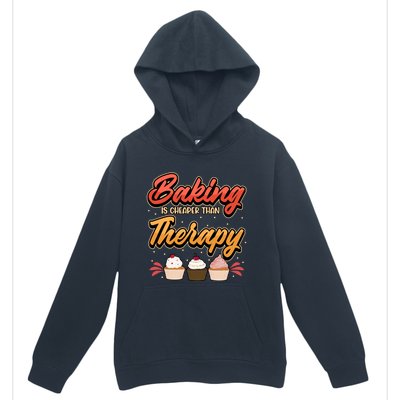 Baking Is My Therapy Gift Urban Pullover Hoodie