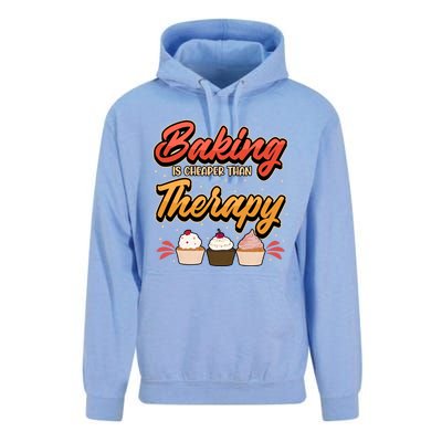 Baking Is My Therapy Gift Unisex Surf Hoodie