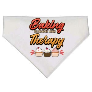 Baking Is My Therapy Gift USA-Made Doggie Bandana