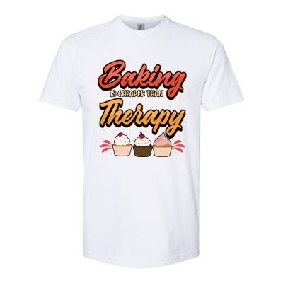 Baking Is My Therapy Gift Softstyle CVC T-Shirt