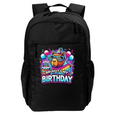 Bruh Its My Birthday Capybara  Daily Commute Backpack