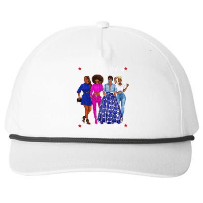 Black Is My History Strong Black Females Mom Sister Teacher Funny Gift Snapback Five-Panel Rope Hat