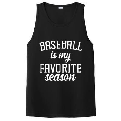 Baseball Is My Favorite Season PosiCharge Competitor Tank
