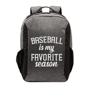 Baseball Is My Favorite Season Vector Backpack