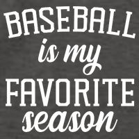 Baseball Is My Favorite Season Vector Backpack
