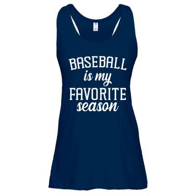 Baseball Is My Favorite Season Ladies Essential Flowy Tank