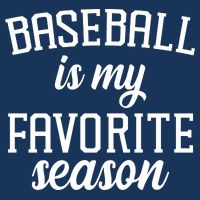 Baseball Is My Favorite Season Visor