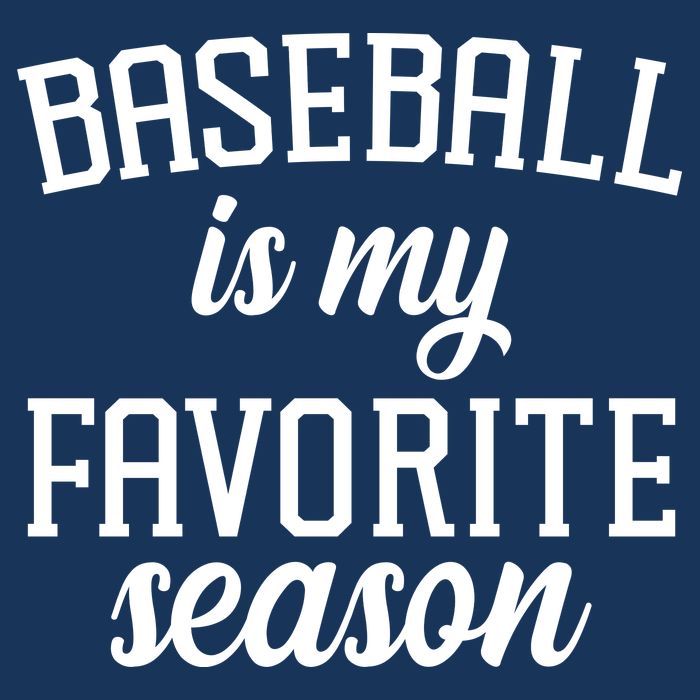 Baseball Is My Favorite Season Visor