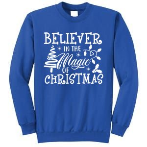 Believe In Magic Of Christmas Tree Gift Sweatshirt