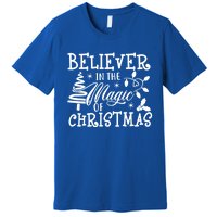 Believe In Magic Of Christmas Tree Gift Premium T-Shirt