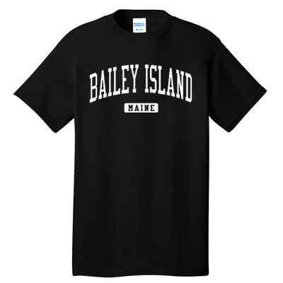 Bailey Island Maine Me College University Sports Style Tall T-Shirt