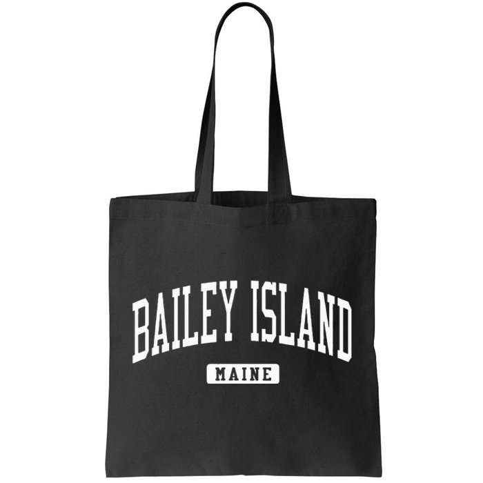 Bailey Island Maine Me College University Sports Style Tote Bag