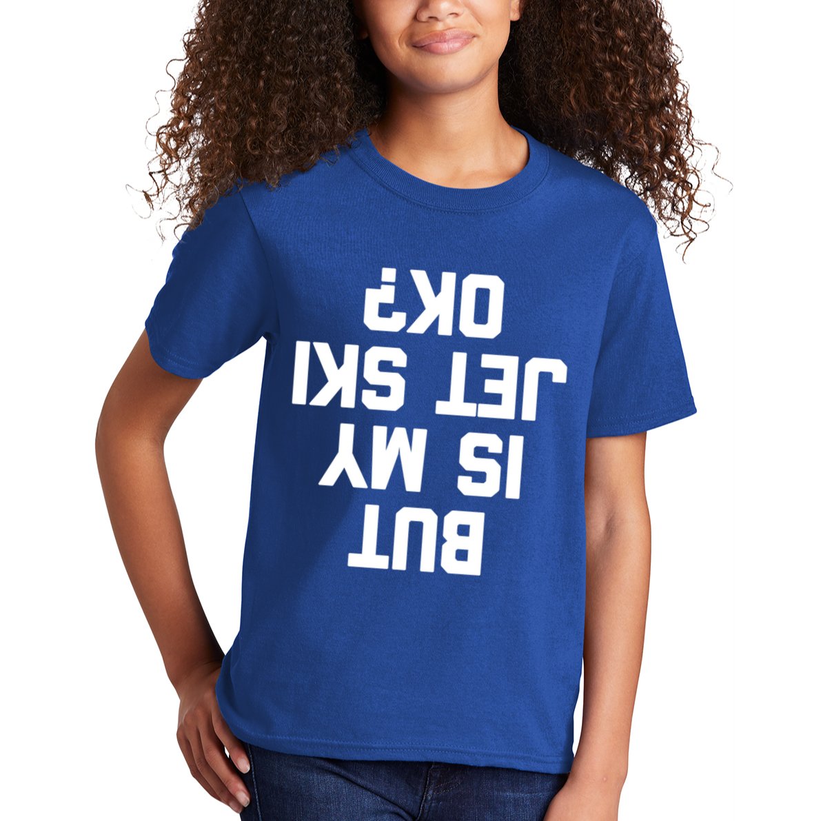 But Is My Jet Ski Ok? Funny Jet Ski Owner Cool Jet Ski Meaningful Gift Kids T-Shirt