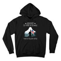 Bigfoot Is More Believable Than 81 Million Votes USA Flag Tall Hoodie