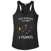 Back In My Day We Had 9 Planets Solar System Astronomy Ladies PosiCharge Competitor Racerback Tank