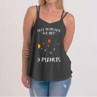 Back In My Day We Had 9 Planets Solar System Astronomy Women's Strappy Tank