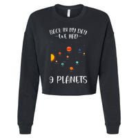 Back In My Day We Had 9 Planets Solar System Astronomy Cropped Pullover Crew