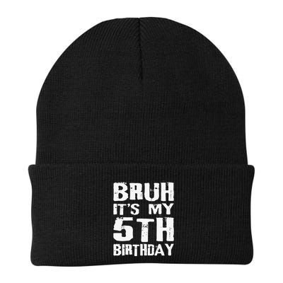 Bruh ItS My 5th Birthday 5 Year Old Boy Beanie