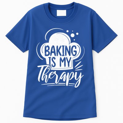 Baking Is My Therapy Baker Cool Gift Tall T-Shirt